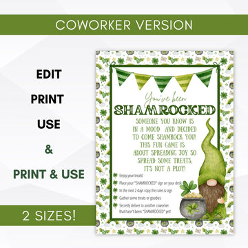 I've been pinched coworker st patricks day gift idea